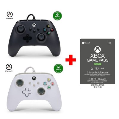 [BoBo Toy] 現貨 Xbox Series X / One 手把 有線 控制器 黑色 白色 加 XGP3個月