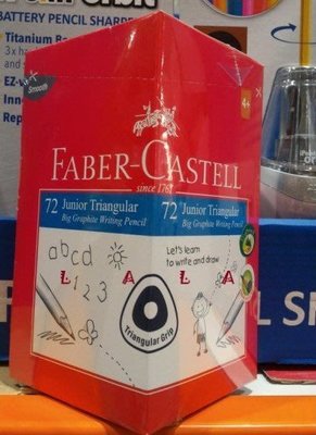 好市多72支 FABER-CASTELL 輝柏 粗芯大三角2B鉛筆(72支) COSTCO好市多代購
