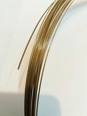 金屬材料 - 黃銅線 無電鍍 裸銅線 1.0mm 500cm特價中