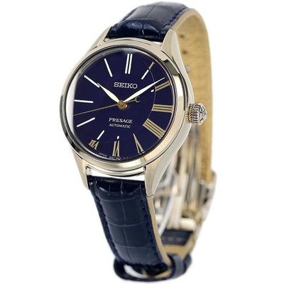 預購 SEIKO PRESAGE SRRX004 精工錶 機械錶 34mm 海軍藍面盤 鱷魚皮錶帶 珐瑯 限量