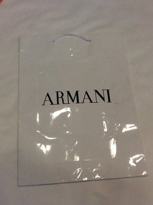 羅浮宮 國際專櫃真品 ARMANI 原廠正品大紙袋