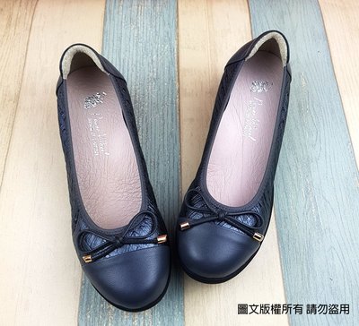 【琪琪的店】 淑女鞋 真皮 高質感 貴氣 秀氣 輕量 休閒鞋 娃娃鞋 灰色 台灣製 72020