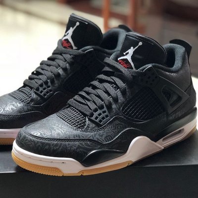 【正品】Air Jordan 4 Black Laser 黑鐳射 籃球 CI1184-001潮鞋