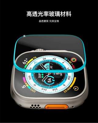 KINGCASE Spigen Apple Watch Ultra-Glas tR EZFit 快易貼 保護貼 鋼化玻璃