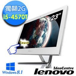 Lenovo C560 23吋 i5-4570T 1TB 時尚觸控美型AIO (WIN8.1-白)