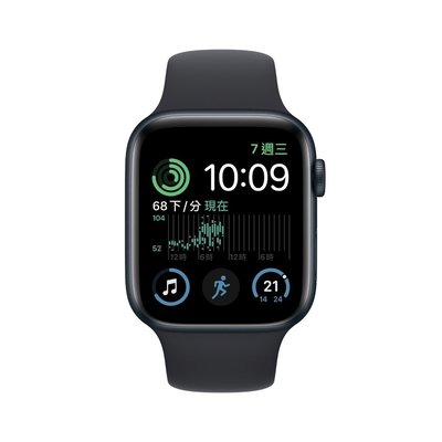 Apple Watch SE2 CELL (GPS + 行動網路) 44mm 鋁金屬錶殼配運動錶帶