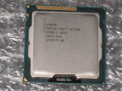售 Intel Core I5-2400 3.1G 32um LGA1155腳位 4核心CPU (良品)