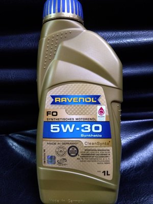 RAVENOL FO 5W30 漢諾威 5W30 原裝平行輸入 《整箱貨運免運》