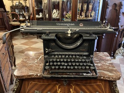 美國百年古董Remington雷明頓寬幅面大型打字機 #923029