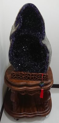468-『收藏等級』頂級烏拉圭紫水晶ESP聚寶葫蘆洞，113公斤)  烏拉圭紫晶洞 烏拉圭紫水晶洞 紫水晶 晶洞