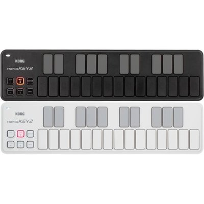 |鴻韻樂器|現貨 korg nanoKEY2 midi鍵盤 鍵盤控制器 黑白兩色 25鍵