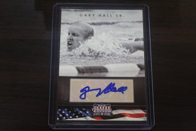2012 Panini America Auto Gary Hall Sr. USA 奧運銀牌游泳~限量299張簽名卡