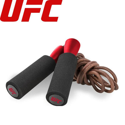 【健魂運動】UFC 牛皮跳繩(UFC Leather Jump Rope)