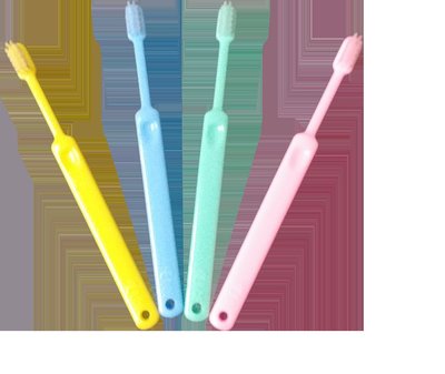 【晴晴百寶盒】3排6束兒童牙刷 保母證照術科考試專用牙刷 保母娃娃 N055