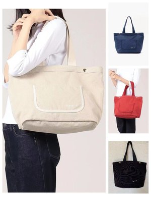 ❤Miss baby❤ 日本 agnes b 女士購物包/電腦包/小b帆布包