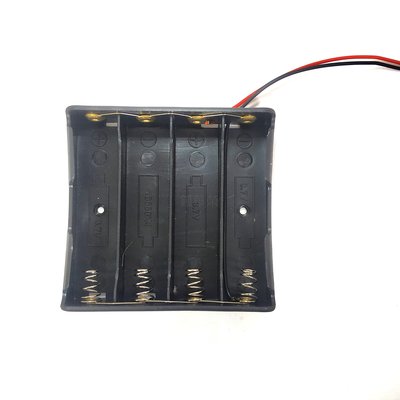 並聯 18650帶線電池盒 4節 電池盒 電池座 DIY 18650