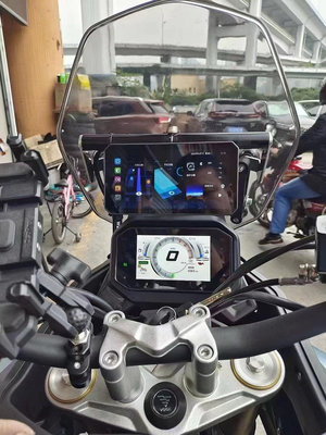 突破者車機m3 m2 m12摩托車行車記錄儀投屏智能車機導航