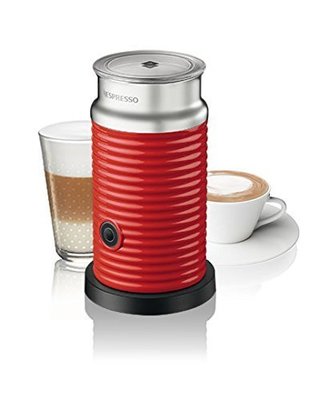 雀巢 膠囊咖啡機配件 AEROCCINO 3+ 奶泡機 紅色