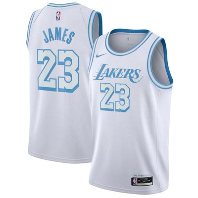【現貨優惠】NIKE LeBron James 2020-21 City 湖人 城市版 球衣 L號