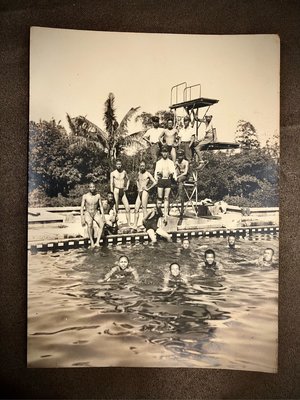 日治（日據）時期長榮中學校游泳隊照片