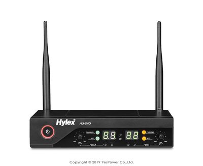 ＊來電享最低價＊HU-640 Hylex UHF雙頻無線麥克風/2支無線手握麥克風/32+32組頻道/紅外線對頻