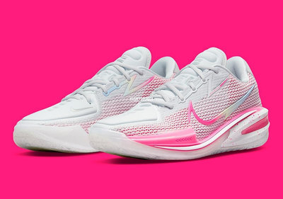 NIKE Air Zoom GT Cut 2022年 乳腺癌 灰粉色 男女籃球鞋 CZ0175-008公司級