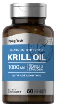 【Piping Rock 】現貨 超高單位磷蝦油 krill oil 1000mg*60顆 含蝦青素
