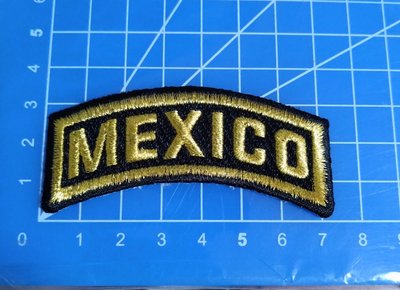 2212A11刺繡電繡臂章-Harley-Mexico 墨西哥