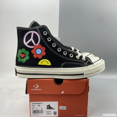 CONVERSE Chuck Taylor All Star"Seek Peace 162050C 印花休閒男女鞋