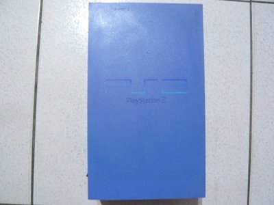 【~嘟嘟電玩屋~】PS2　 遊戲主機 SCPH - 39000 TB　水藍（ 有改機 ）． 全配套．附　遊戲光碟