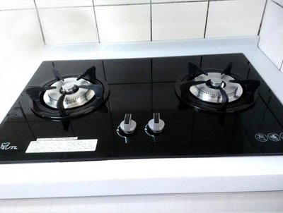 【工匠家居生活館 】 喜特麗 JT-2203A-1 檯面式 瓦斯爐 雙口玻璃 檯面爐 (黑色)