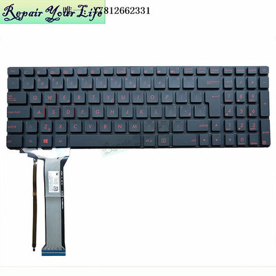 電腦零件ASUS華碩GL552 ZX50J/XJ ZX50JX GL552J GL552V G552VM 鍵盤CZ SK