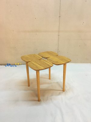 【挑椅子】Petal Low Table 實木結構咖啡矮桌 四格茶几 邊桌 (復刻品) TA-006