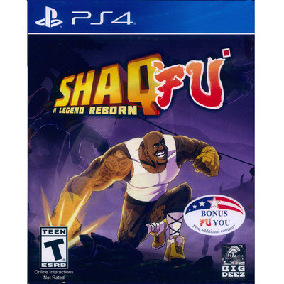 【一起玩】 PS4 功夫俠客：傳奇重生 英文美版 Shaq Fu: A Legend Reborn