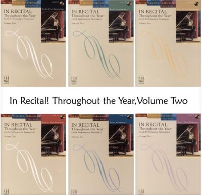 【599免運費】In Recital Throughout the Year, Vol Two 【5&6冊】