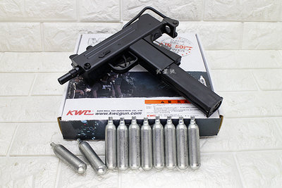 台南 武星級 KWC M11 衝鋒槍 CO2槍 + CO2小鋼瓶 ( KC55 UZI烏茲機關槍直壓槍BB槍BB彈玩具槍