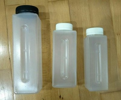 方瓶 350cc 角瓶 冷泡茶瓶 耐熱瓶 飲料瓶 塑膠瓶 PP材質 正方瓶 長方瓶