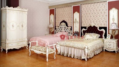 [紅蘋果傢俱] F101A-4 宮廷凡爾賽系列 歐式 單人床 新古典 床台 床架 高檔 法式 奢華