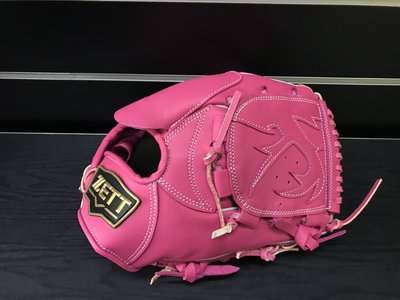 棒球世界ZETT SPECIAL ORDER 訂製款棒球手套特價內野投手11.5吋粉紅色