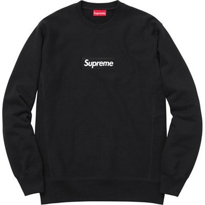 Supreme Box Logo Crewneck 長袖Tee 衛衣大學T 上衣男女黑白灰粉深藍