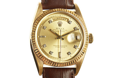 Rolex勞力士1803蠔式恒動星期日誌型18K金男用腕錶