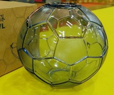 全新商品~文創商品，足球造型玻璃碗（兩入組）