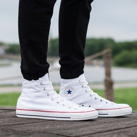 【Dr.Shoes 】Converse Chuck Taulor All Star 白色 基本款 高筒 M7650C