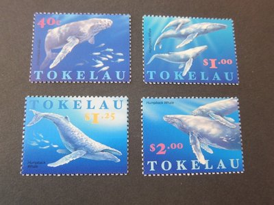 【雲品10】托克勞Tokelau 1997 Sc 238-41 set MH 庫號#B535 89138