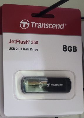 ...點子電腦-北投..全新◎創見 Transcend JetFlash 350  8G(8GB)隨身碟◎250元
