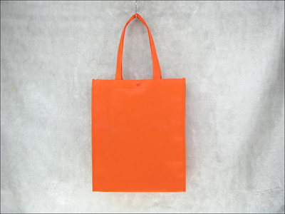 不織布環保袋(30*36*9)-BAG-010 橘色
