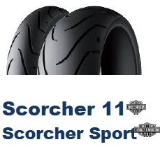 【太一摩托車精品店】 米其林 Scorcher 11 哈雷胎 120/70-19 輪胎6500