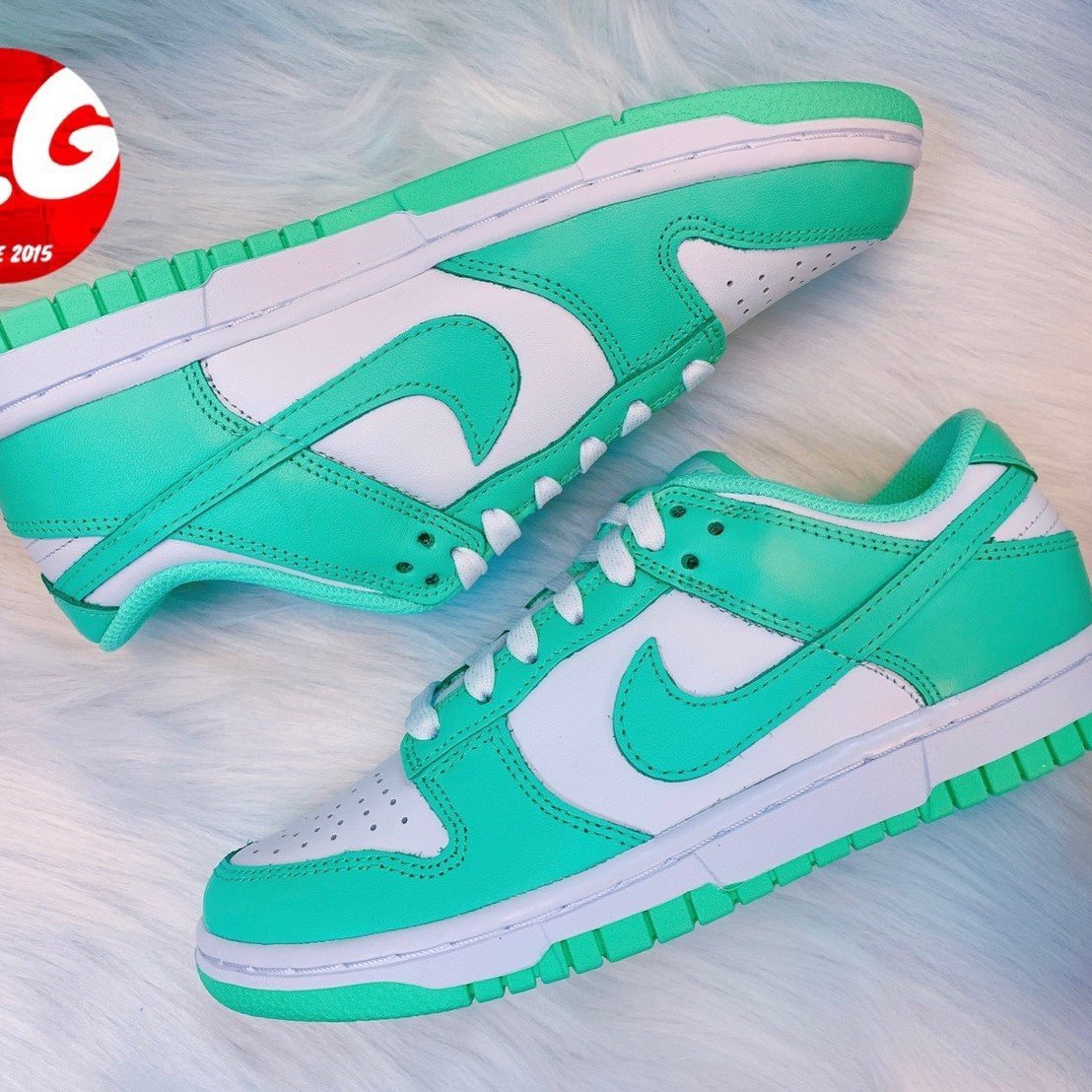 S.G Nike Dunk Low Green Glow 蒂芙尼綠女款運動鞋滑板鞋DD1503-105