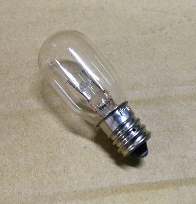 {水電材料行}~[照明燈具]E12燈頭 15W 110V 冰箱燈泡 木瓜燈泡 指示燈泡 鎢絲燈泡 黃光 傳統燈泡
