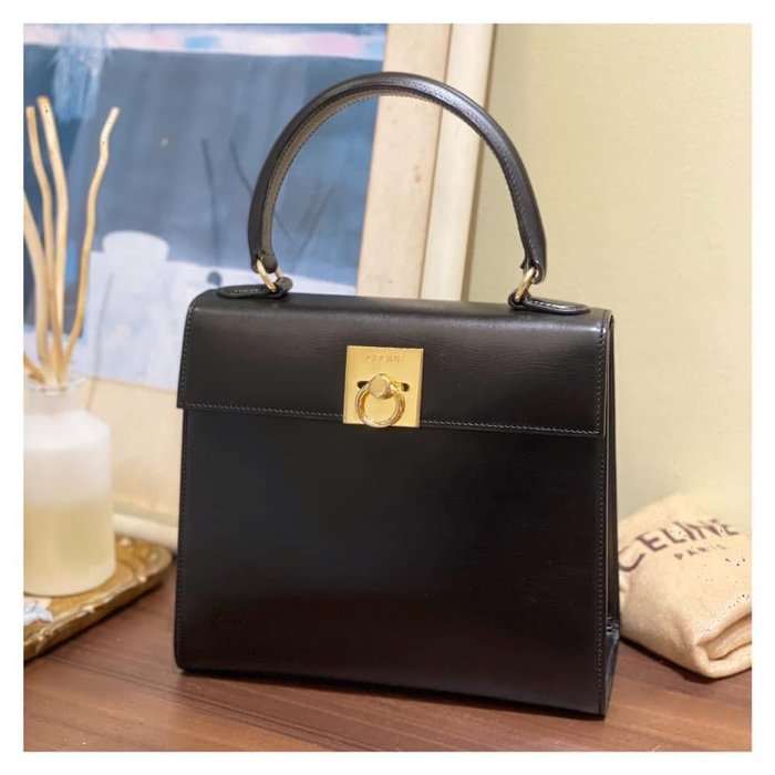 カーキ×インディゴ ☆極美品☆CELINE セリーヌ3729マカダム スター